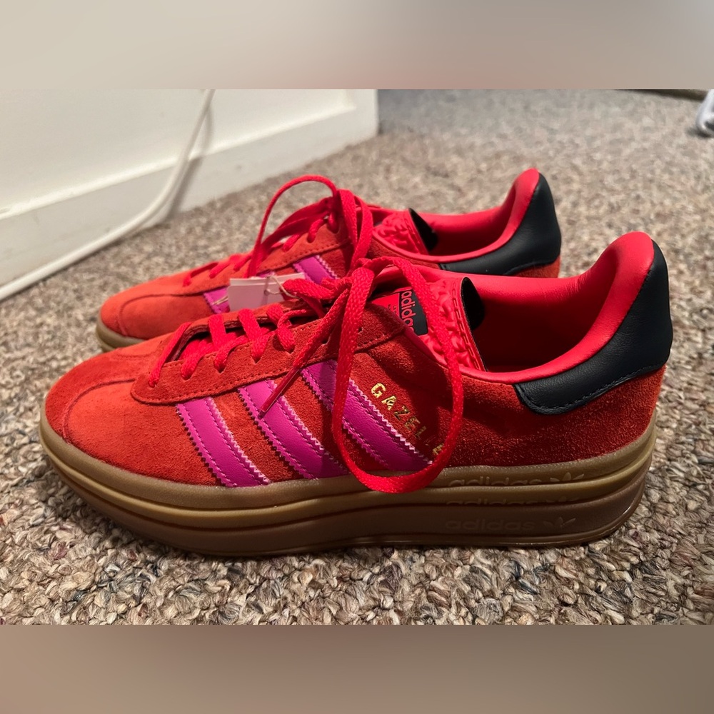 Adidas Gazelle Women’s Platform Sneakers View 2